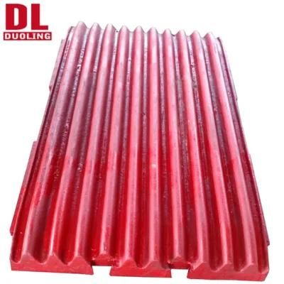 Casting Jaw Crusher Parts Fixed/Swing/Moving Jaw Plate