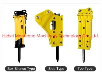 Big Hydraulic Breaker Hammer, Used to Excavator Xgma: Xg836LC Rocks Breaker with 175mm ...
