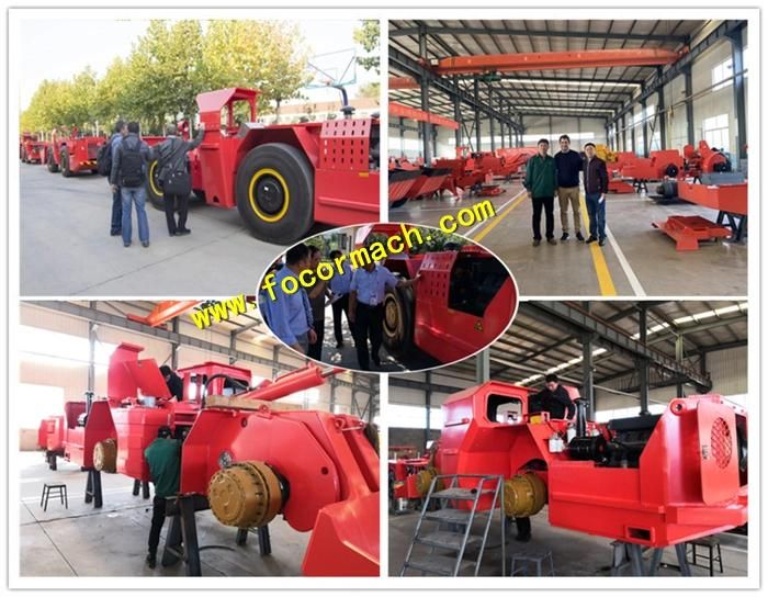 Fkwj-1 Diesel Underground Loader with Customised 1 Cbm Bucket for Sale