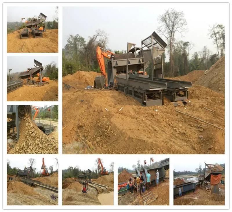 Gold Refinery Trommel Washing Plant Machine for Gold Panning Project