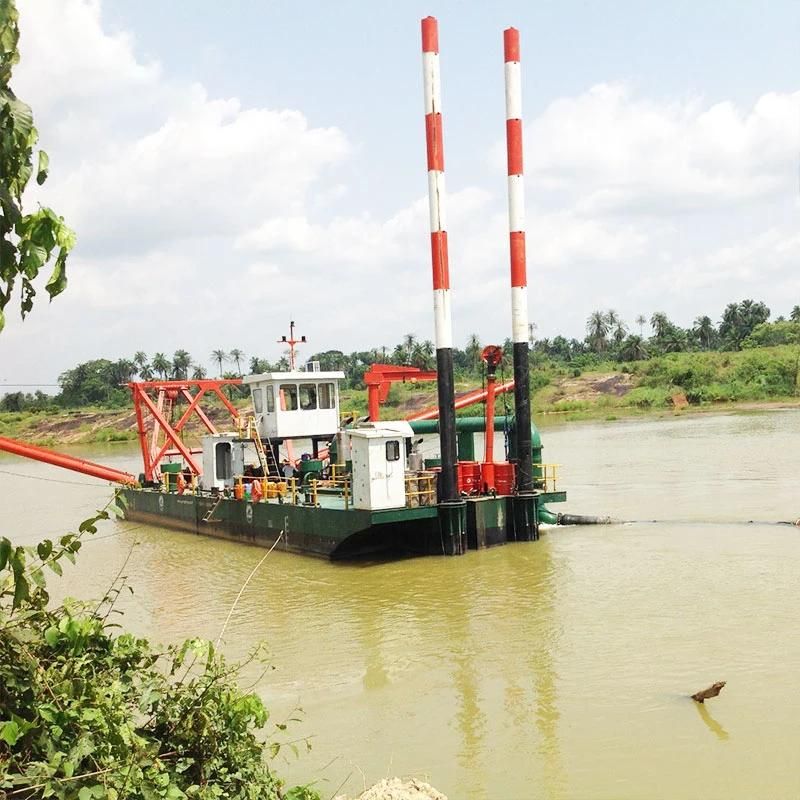 Low Price Clear Water Flow 2000 Cubic Meter Cutter Suction Dredger with Hydraulic Control System for Sea Sand