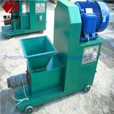 Sawdust Log Making Machine Charcoal Briquette Making Machine Wood Sawdust Briquette Press ...