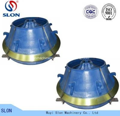 Mining Machinery Cone Crusher Parts Terex Pegson Concave Mantle and Bowl Liner