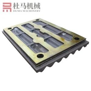 High Manganese Steel Jaw Fixed Plate Mn13 for J45 Jaw Crusher