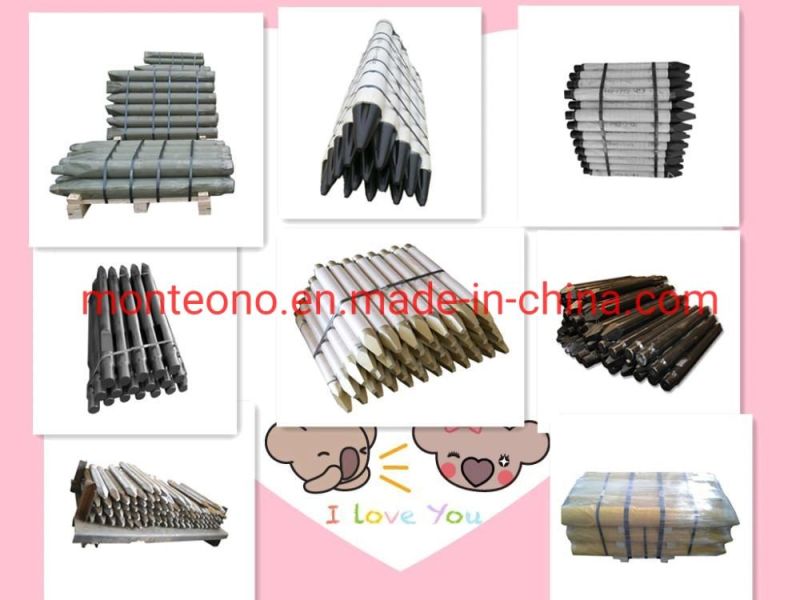 Soosan Hydraulic Rock Breaker with 85mm Moil Point Chisel Sb35