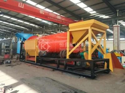 Gold Trommel Scrubber Washing Machine for 100 Ton Alluvial Gold Washing Plant to Cleaning ...