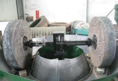Low Price Gold Mining Equipment Wet Pan Mill Gold Grinding Pan Mill for Sale