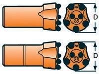 R32 Drifting and Tunneling Underground Rock Drilling Thread Button Bit with Carbide Insert