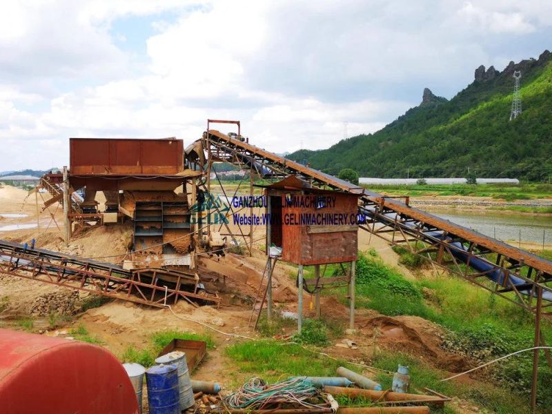 Full Sets Alluvial Rock Deposit Silica Sand Processing Equipment