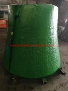 Cyclic Breaking of Manganese Steel Embedded Cemented Carbid