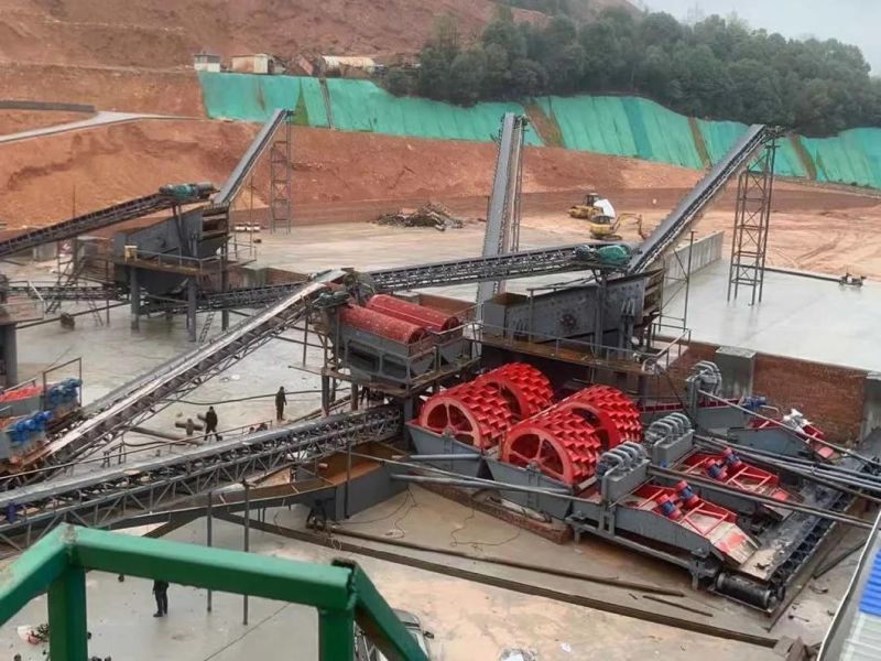 Best Price/Good Performance/High Capacity/Construction/Gold Mining Wheel Type Sand Washing/Cleaning Machine/Sand Washer