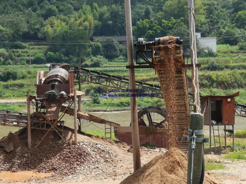 100tph Magnetic Iron River Silica Sand Wash Plant in Malaysia
