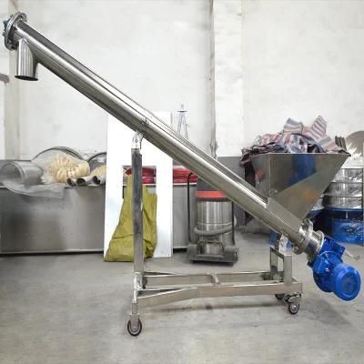 Screw Feeder Conveyor Inclining Screw Conveyor Machine