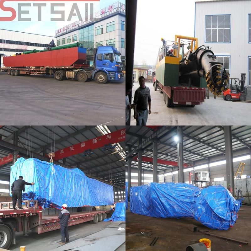 Diesel Engine Power Cutter Suction Sand Dredger with Hydraulic System