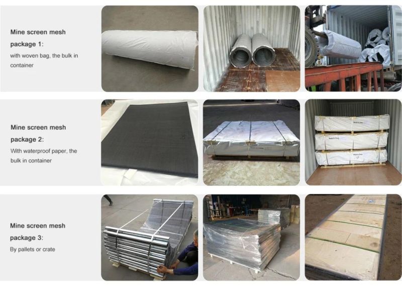 High Tensile Steel Crimped Woven Wire Mesh / Vibrating Screen Mesh /Stone Crusher Screen Mesh