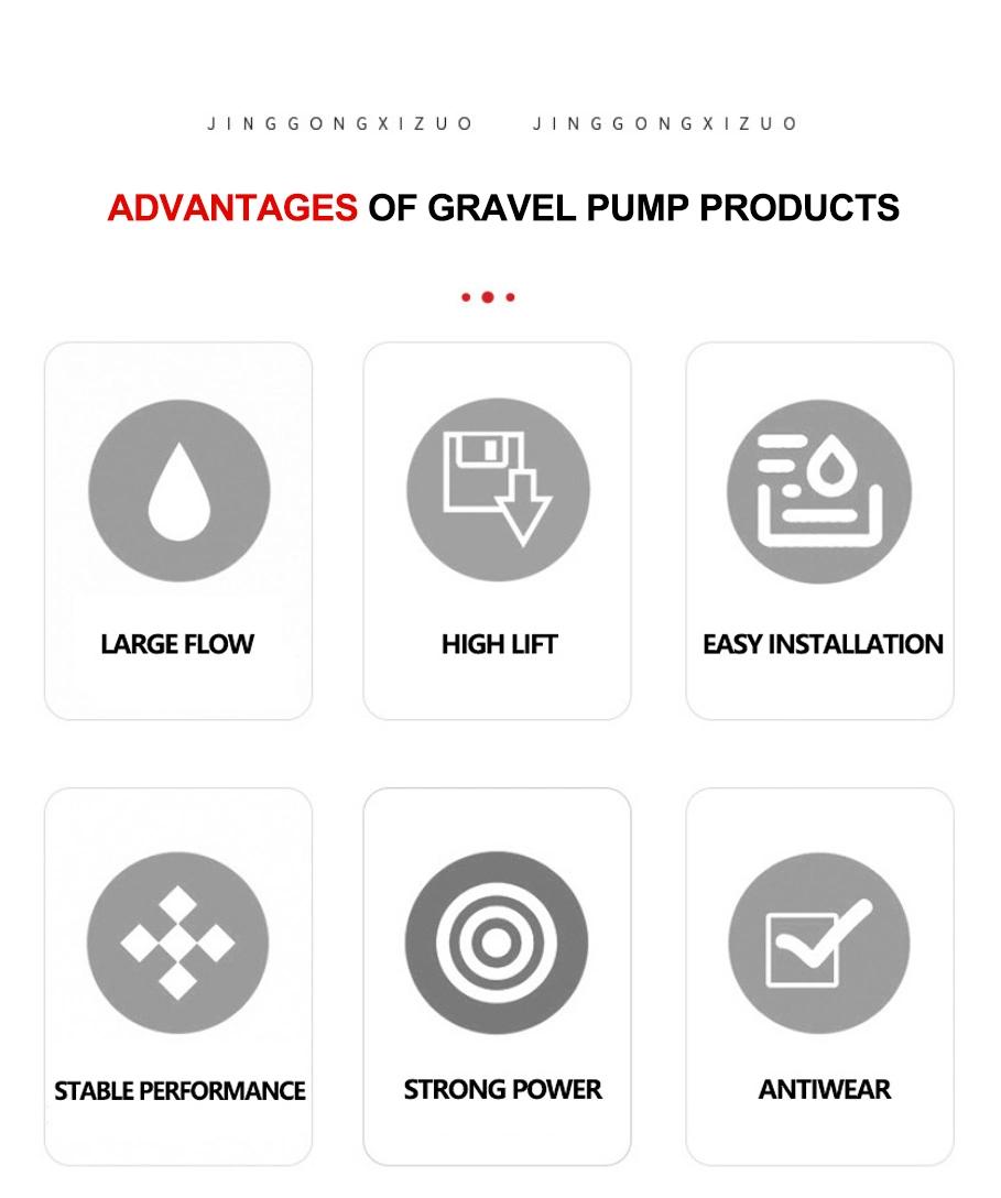High Pressure Centrifugal Horizontal 18 Inch Sand Gravel Pump Gravel Pumps