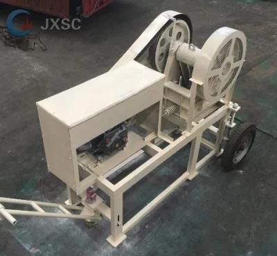 Portable PE150*250 Diesel Engine Jaw Crusher