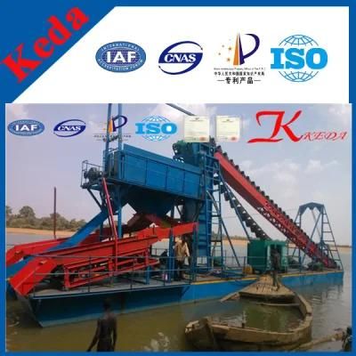 Gold Mining Chain Bucket Dredger