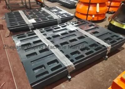 Stone Crusher Equipment Parts Jaw Crusher Plant Jaw Plate Liner