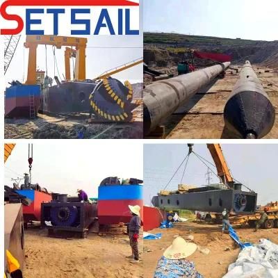 Dredging Depth 18m Cutter Suction Sand Dredger with Underwater Pump