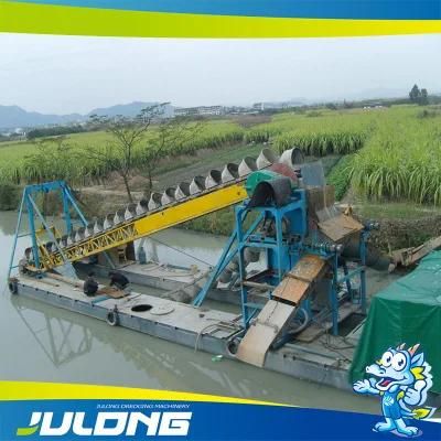 China 100m3/H Sand Gold Chain Bucket Dredger/Sand Dredging Machine/Bucket Chain Diamond ...