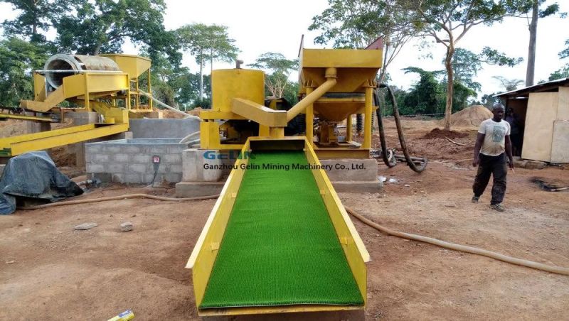 Mineral Washing Screening Mobile Gold and Diamond Washing Plant