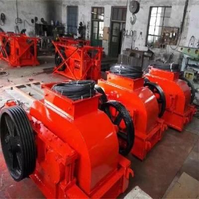 Professional Steel Geared and Smooth Roll Crusher 2pgs 610*400 Rock Stone Fine Coal Double ...