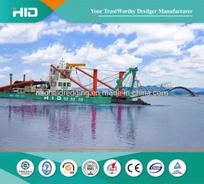 HID Brand Sand Mining Equipment Cutter Suction Dredger Dredging in River for Sale