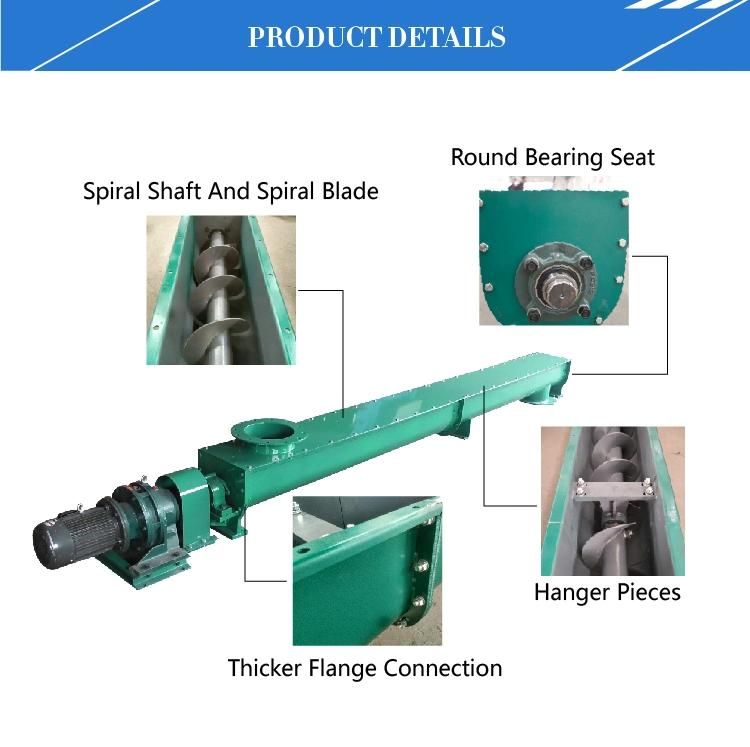 Powder Particles Material Conveyor Equipment Screw Feeder Conveyor