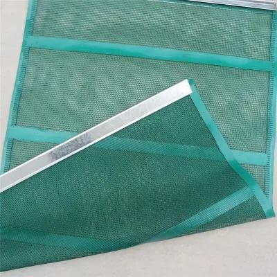 Metal Polyurethane Hook Connection Steel Core Polyurethane Wire Mesh for Mining