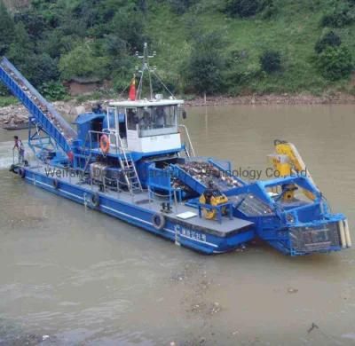 High Quality Aquatic Weed Harvester Garbage Salvage Ship Trash Skimmer