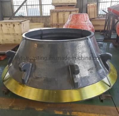 Cone Crusher Manganese Wear Parts Symons Trio Tp450 Tp600 Bowl Liners Mantle Concave