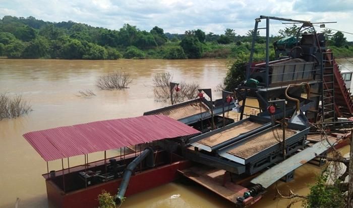 Keda Bucket Trommel Gold Suction Dredge/Gold Wash Dredge in Mali