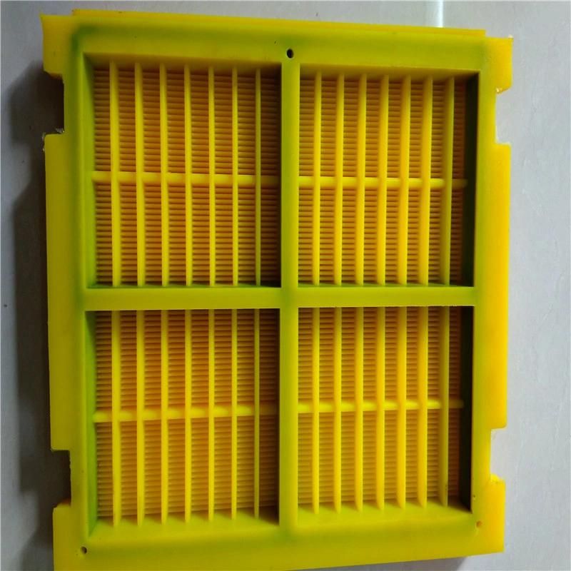Rose Nail Installation Type Dewatering Polyurethane Screen Mesh for Tailings Dry
