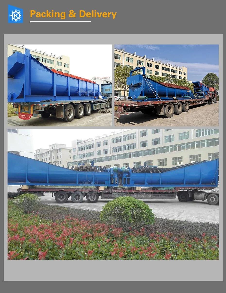 High Efficiency Low Cost Spiral Sand Washing Machine for River Sand and Pebbles Wash Sand Plant