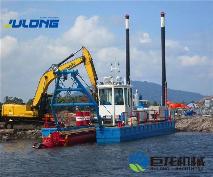 Julong 1200m3/H River Sand/Port Construction/Marine Dredging Dredge for Sale