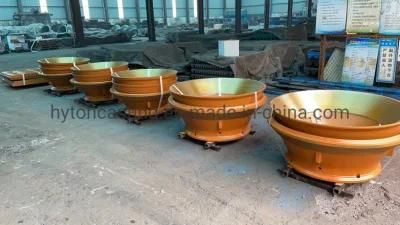 China Foundry Manganese Steel Casting Parts Mantle Concave for Telsmith Kpi Jci Crusher ...