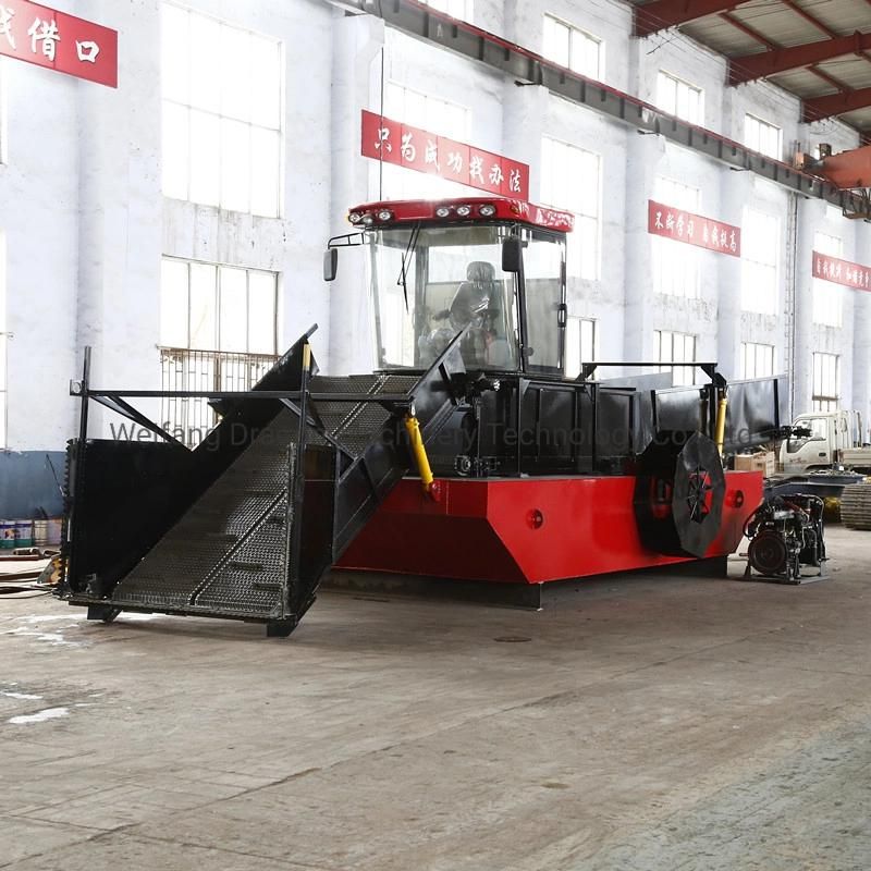 High Efficiency Aquatic Weed Harvester Protecting River
