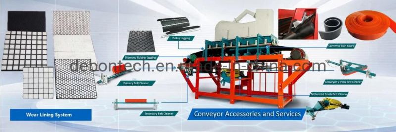 Tungsten Carbide Blade Tips Belt Cleaner P Type Scraper Conveyor Alloy Belt Cleaner