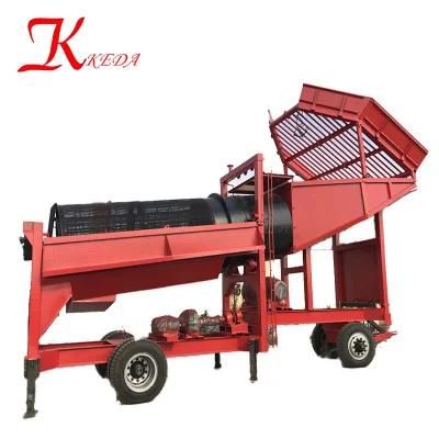 Movable Gold Trommel Wash Plant for Sale