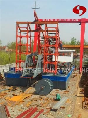 Sand Dredging Boat in River