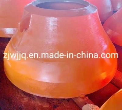 Stone Crushing Machine Rock Crusher Parts Mantle Concave Bowl Liner