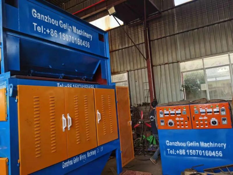 High Tension Mining Electrostatic Separator Electric Four Rollers Two Rolls for Zircon Sand Mineral Gold Tin Rutile Monazite Ore Iron Copper Tantalum Separation
