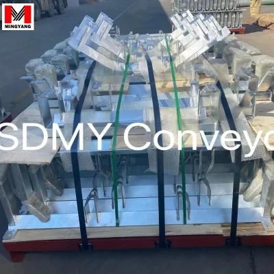 Bw1800mm 3roll 30deg Conveyor Inline Trough Roller Frame