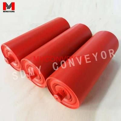 Conveyor Steel Trough Roller with Q235 Pipe and 20# Shaft