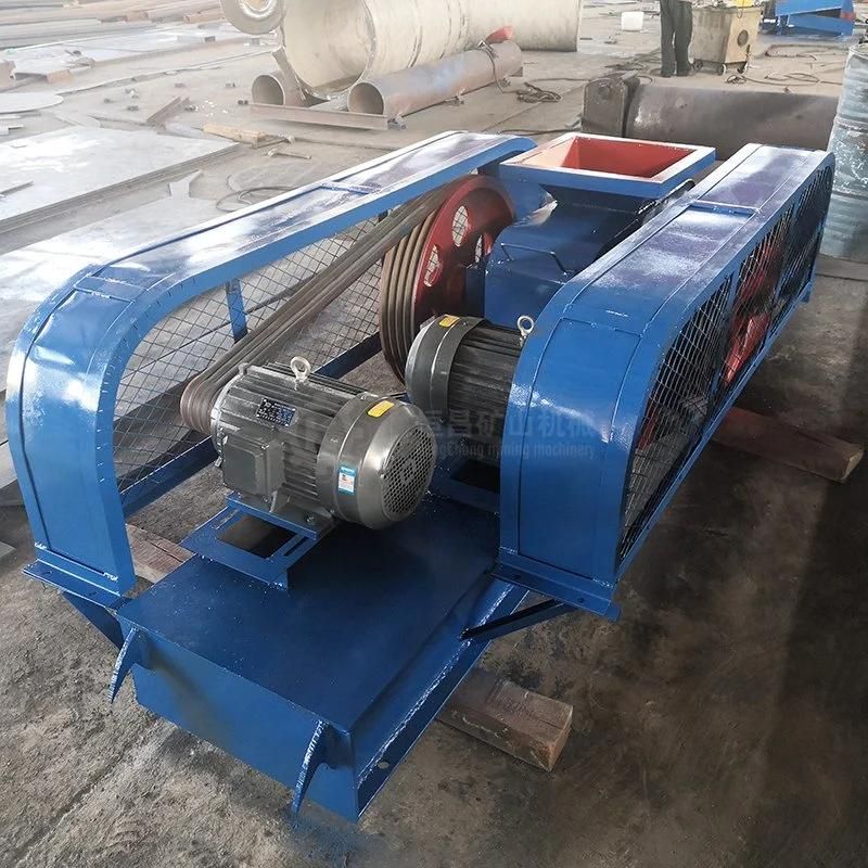 Stone Production Line Rock Crusher Fine Gravel Crushing Equipment Feldspar Roller Crusher