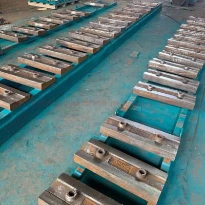 Mn18cr2 High Manganese Wear Liner Spare Parts Impact Crusher Breaker Plate Breaker Bar