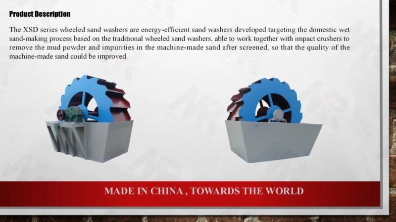 Best Quality Wheel Sand Washer for Rive Stone Crushing Plant