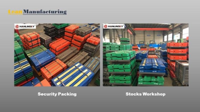 Martensitic Steel Blow Bar with Ceramic Inserts for Impact Crushers Made in China