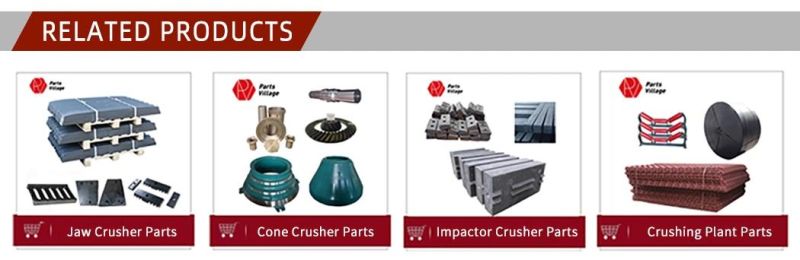 Good quality jaw crusher parts left bearing cover pressing block